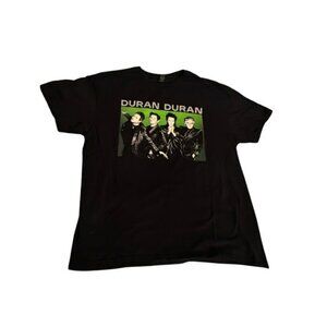 Duran Duran Future Past North American Tour 2023 Graphic T-Shirt- Black